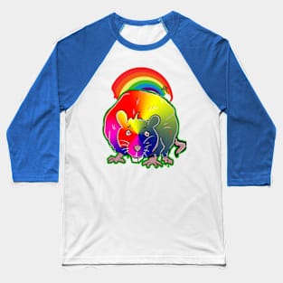 Rainbow Rat Urban Swag by GT Artland Baseball T-Shirt